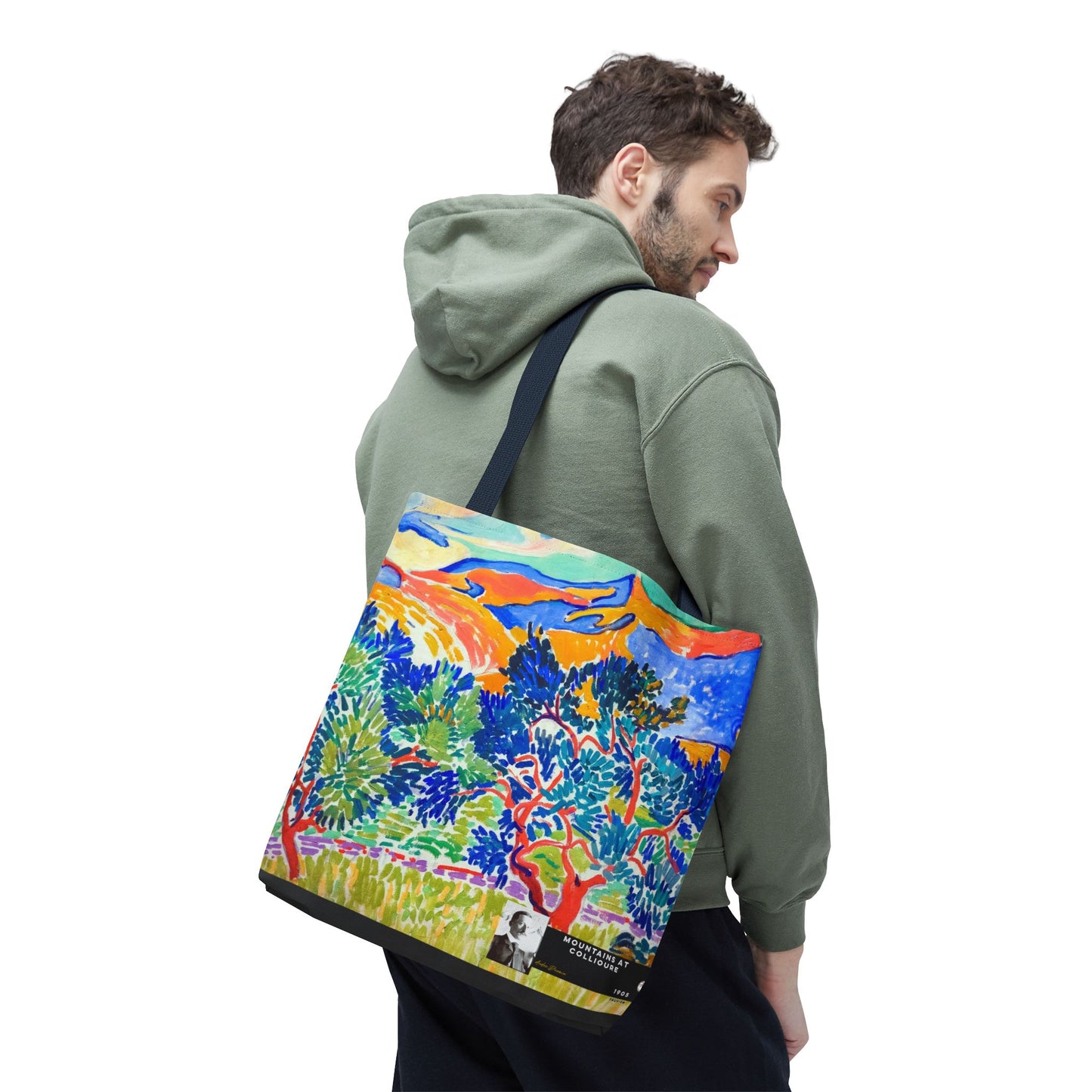 Derain, André - Mountains at Collioure (1905) - Tote Bag