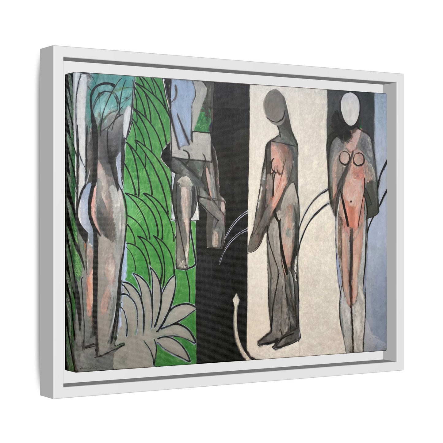 Matisse, Henri - Bathers by a River (1917) - Matte Canvas, Framed