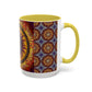 Pacio, Adam - Solar Disc Mandala - Colorful Accent Mugs