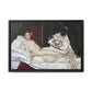 Manet, Édouard - Olympia (1870) - Matte Canvas, Framed