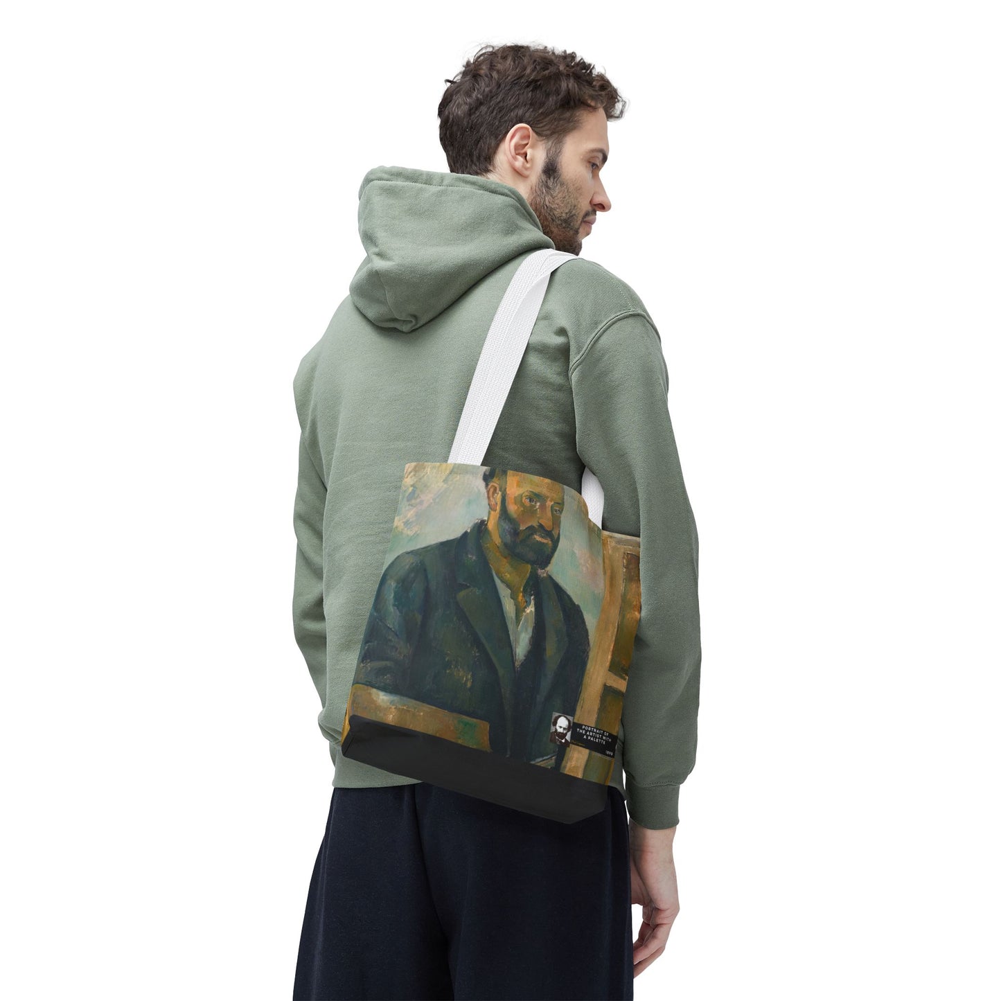 Cézanne, Paul - Portrait of the Artist with a Palette (1890) - Tote Bag