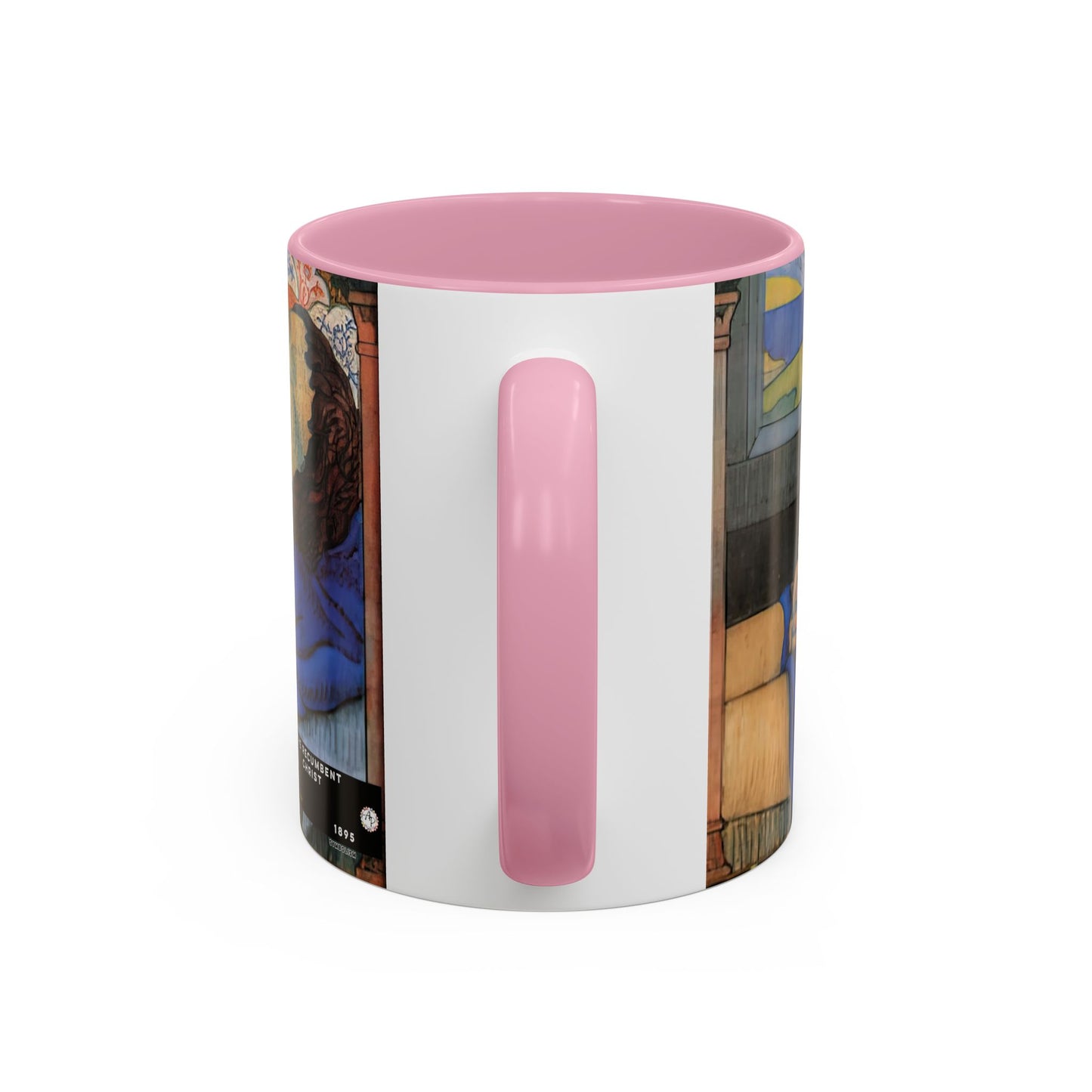 Filiger, Charles - The Recumbent Christ (1895) - Colorful Accent Mugs