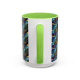 Obsidian Grandmothers Mandala - Colorful Accent Mugs