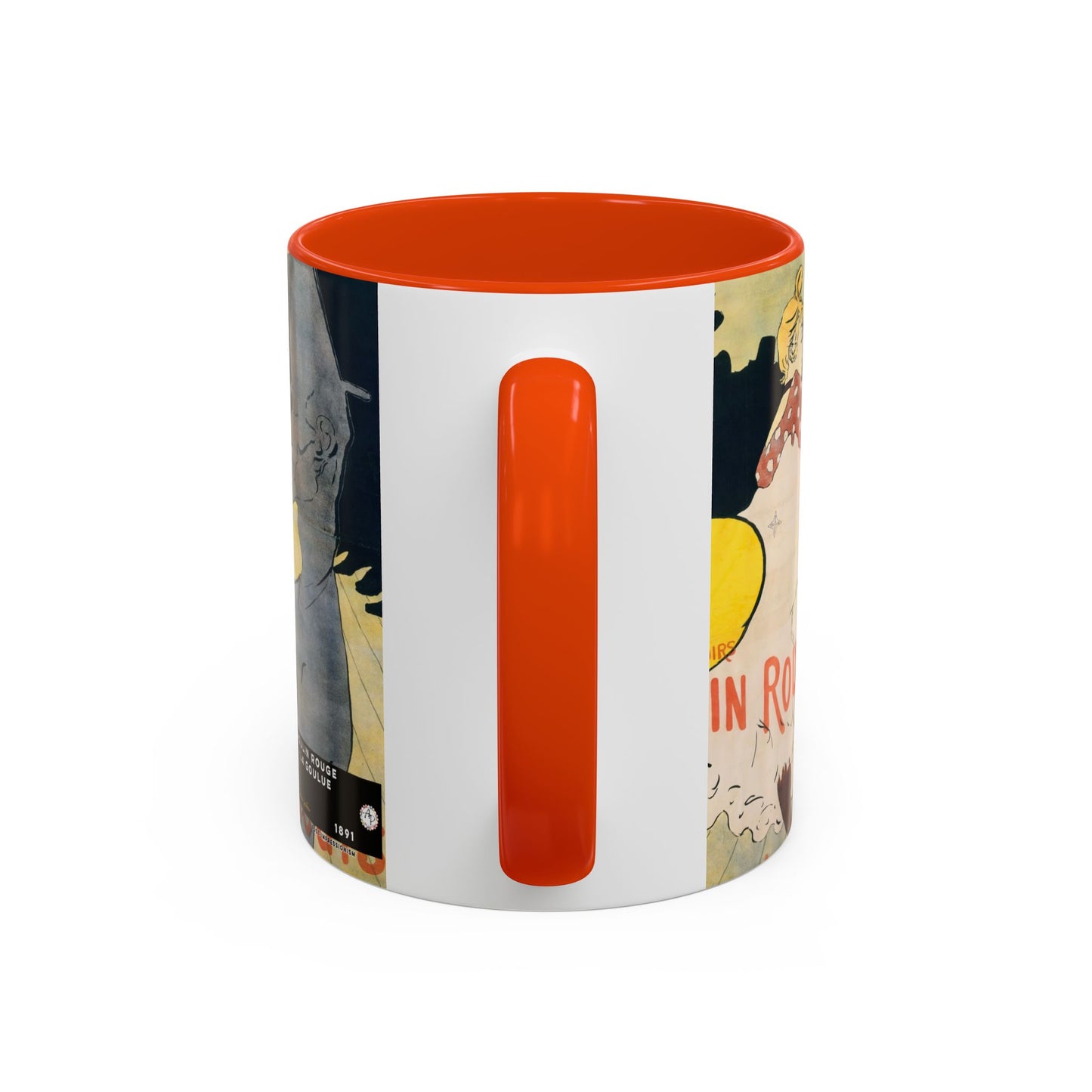 Toulouse-Lautrec, Henri - Moulin Rouge - La Goulue (1891) - Colorful Accent Mugs