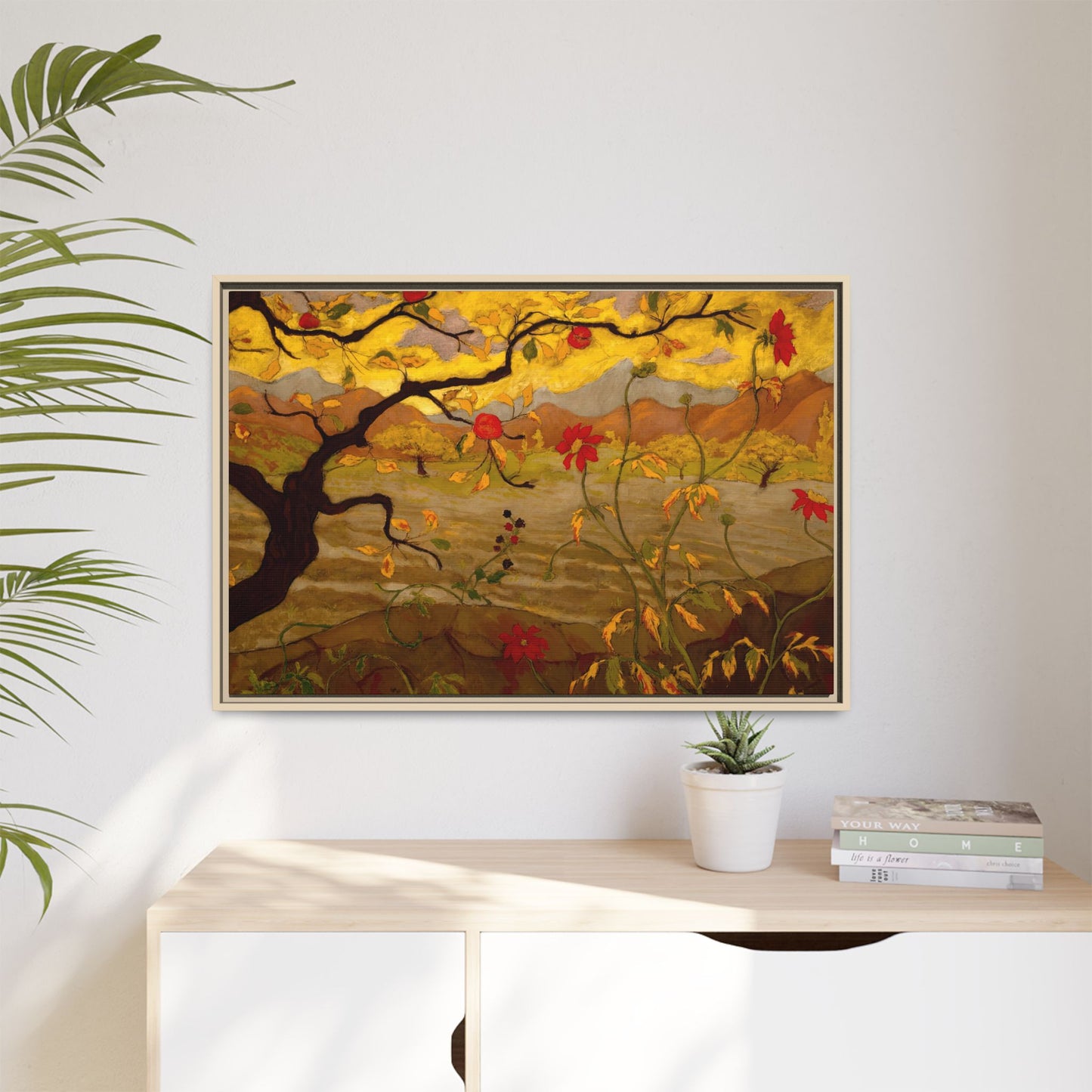 Ranson, Paul - Apple Tree with Red Fruit (1902) - Matte Canvas, Framed