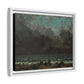 Courbet, Gustave - The Sea (1865) - Matte Canvas, Framed