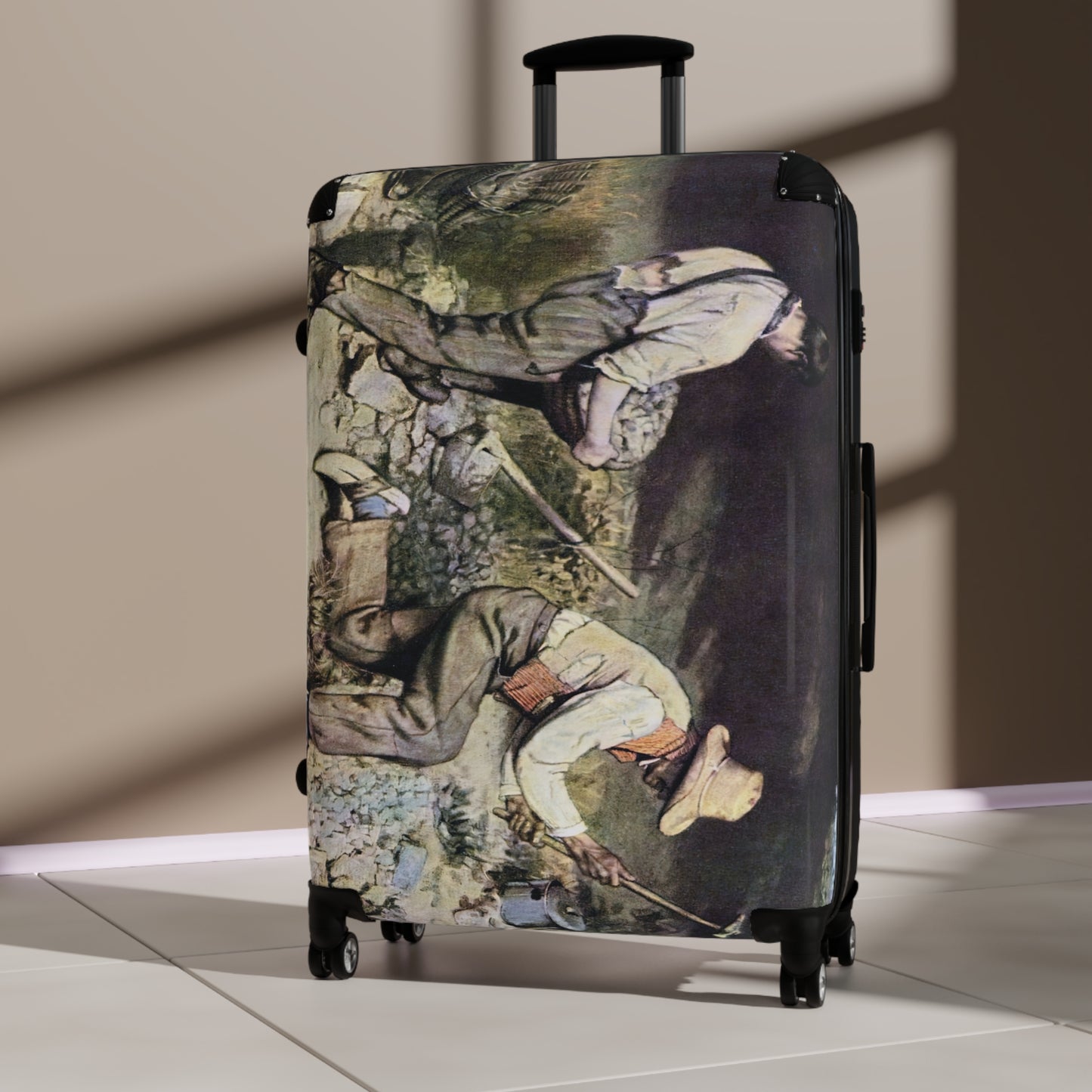Courbet, Gustave - The Stone Breakers (1850) - Suitcase