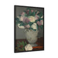 Manet, Édouard - Peonies (1864) - Matte Canvas, Framed