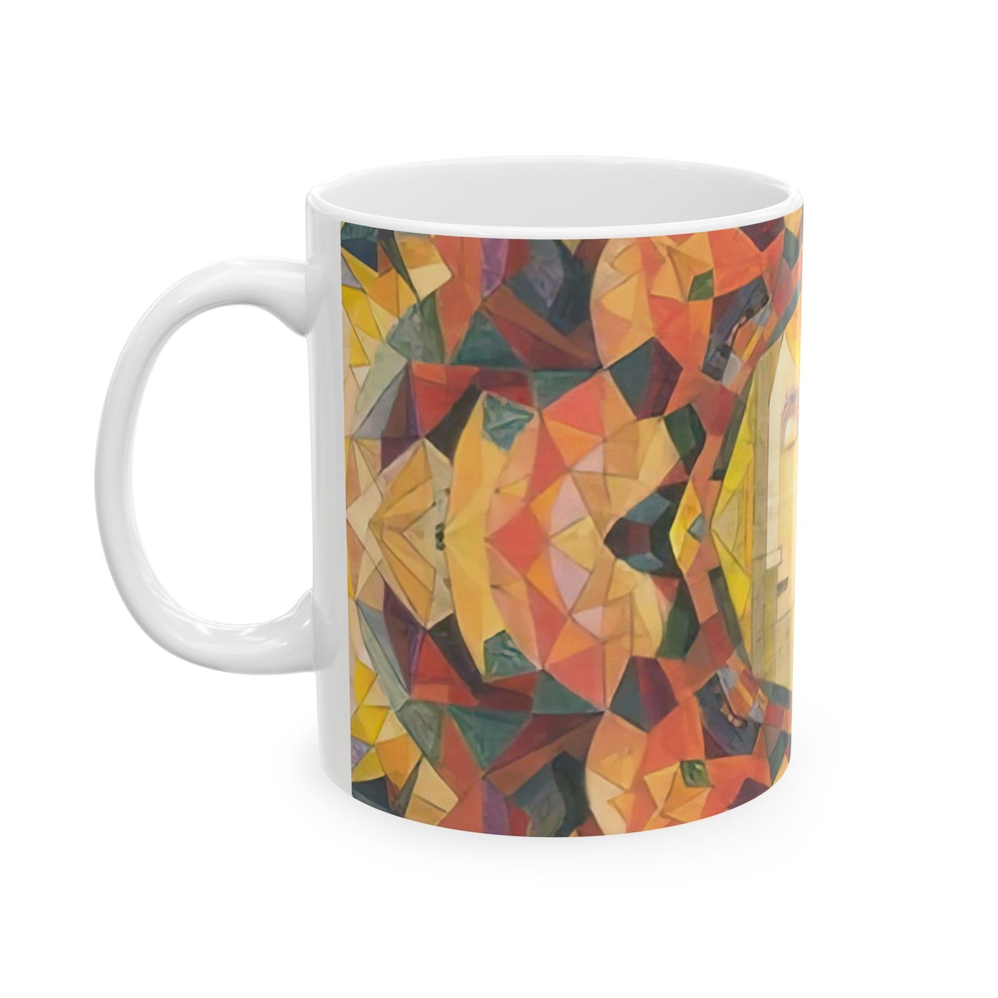 Filiger, Charles - Woman’s Head with Closed Eyes (1893) - Ceramic Mug