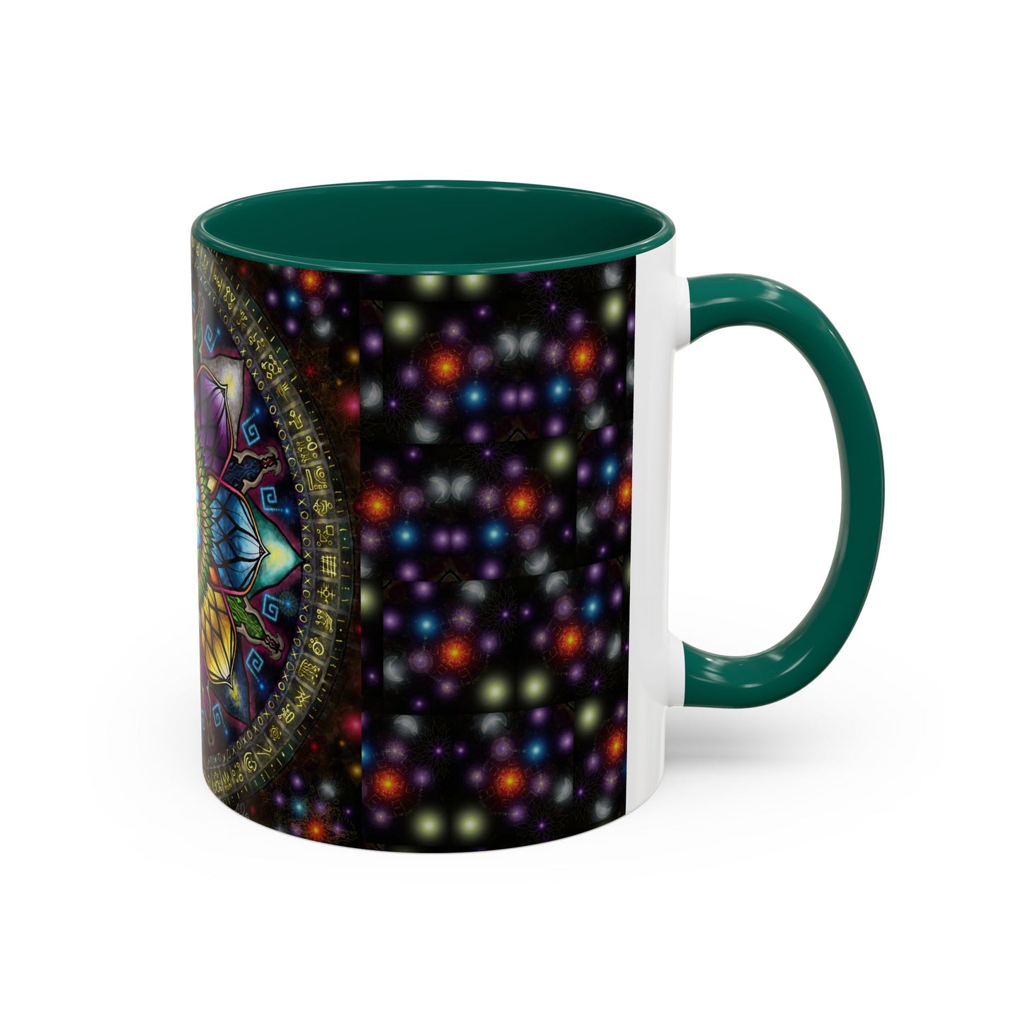 Pacio, Adam - Mystic Jewel Mandala - Colorful Accent Mugs