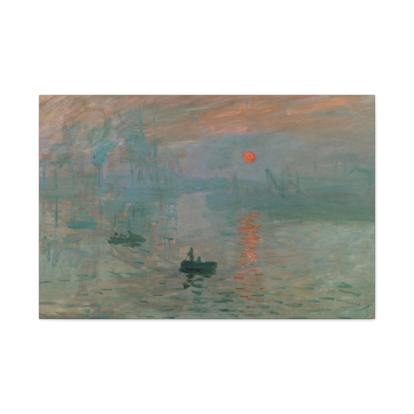 Monet, Claude - Impression, Sunrise (1872) - Canvas Block, unframed