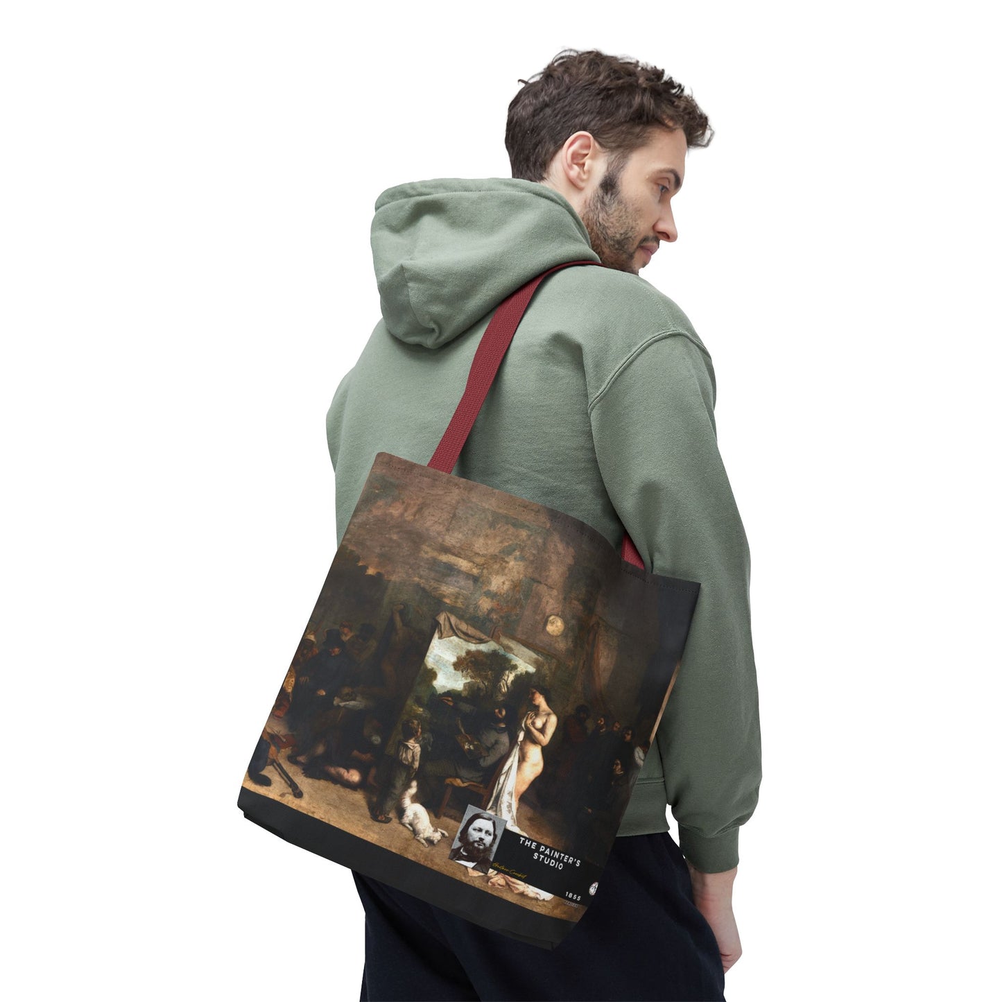 Courbet, Gustave - The Painter’s Studio (1855) - Tote Bag