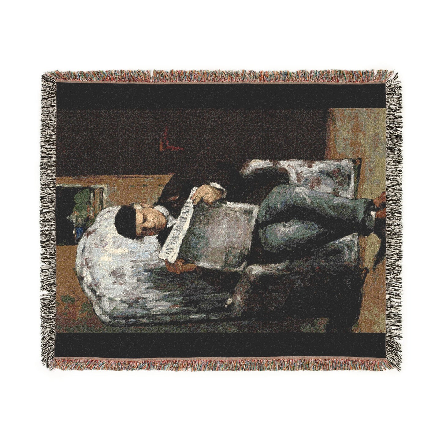 Cézanne, Paul - The Artist’s Father (1866) - Woven Blanket