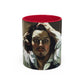 Courbet, Gustave - The Desperate Man (1843) - Colorful Accent Mugs