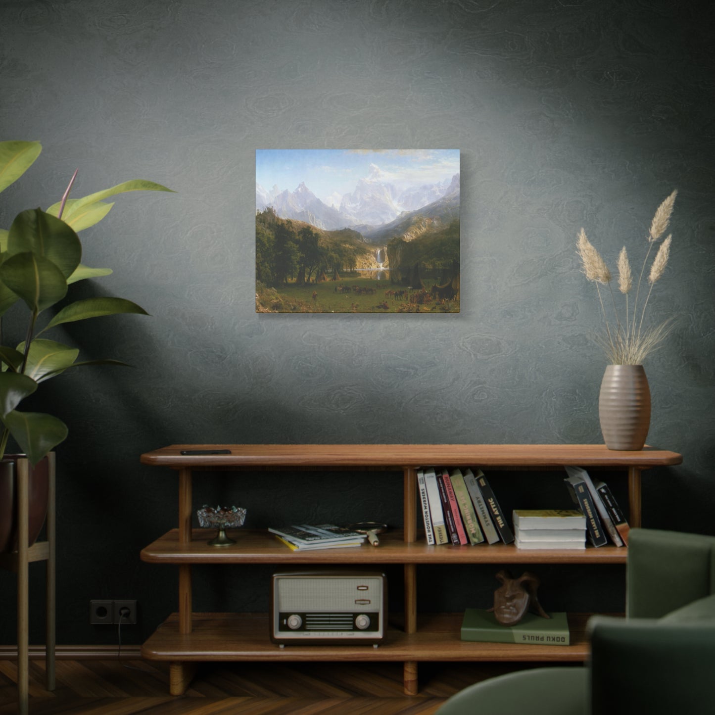 Bierstadt, Albert - The Rocky Mountains, Lander’s Peak (1863) - Canvas Block, unframed