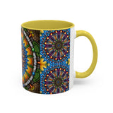 Emerald Arrows Mandala - Colorful Accent Mugs