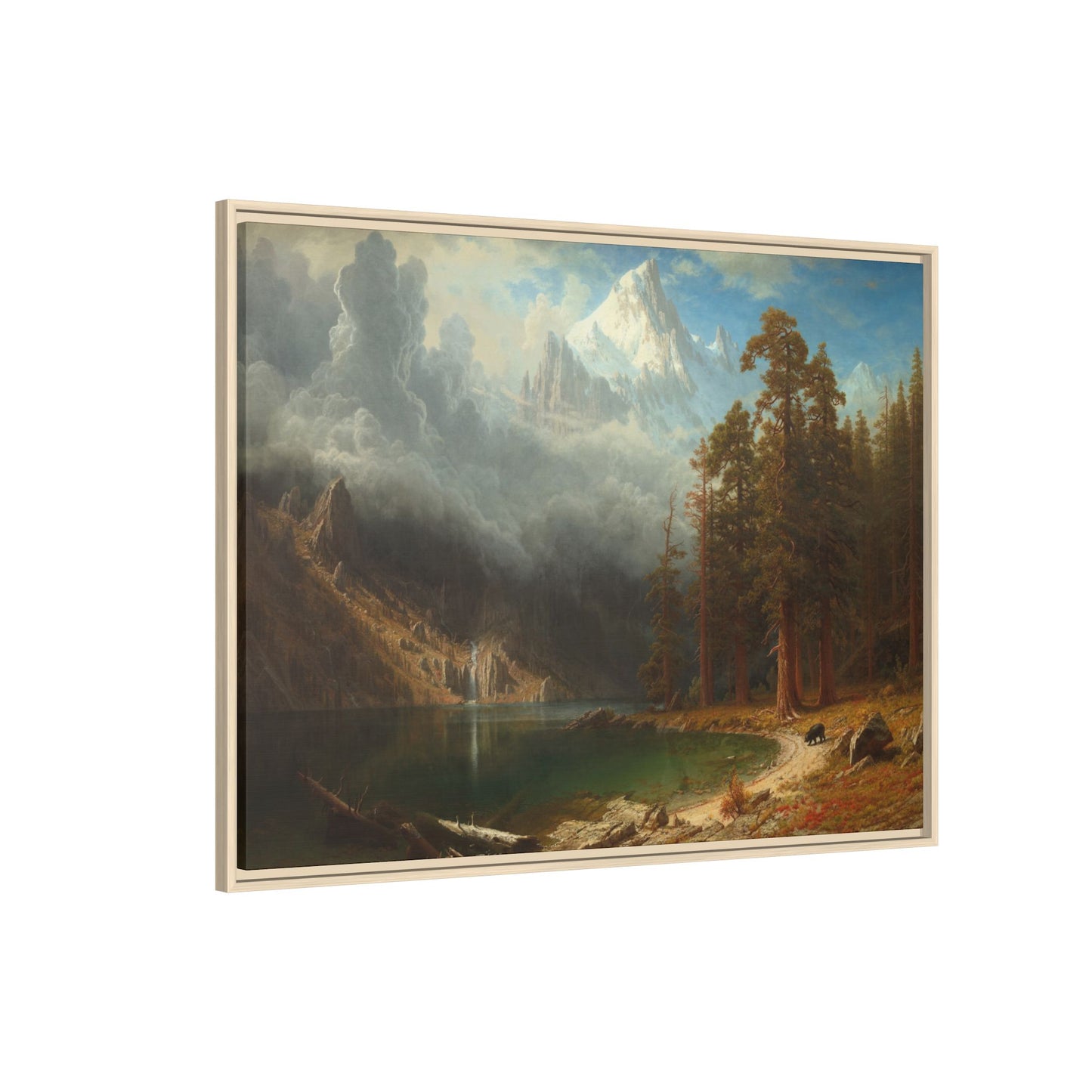 Bierstadt, Albert - Mount Corcoran (1877) - Matte Canvas, Framed