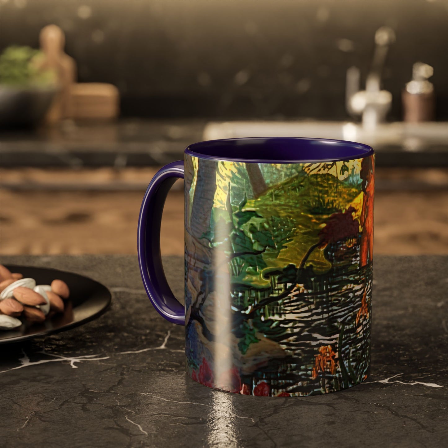 Ranson, Paul - The Lotus Bather (1906) - Colorful Accent Mugs
