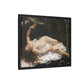 Courbet, Gustave - Woman with a Parrot (1866) - Matte Canvas, Framed