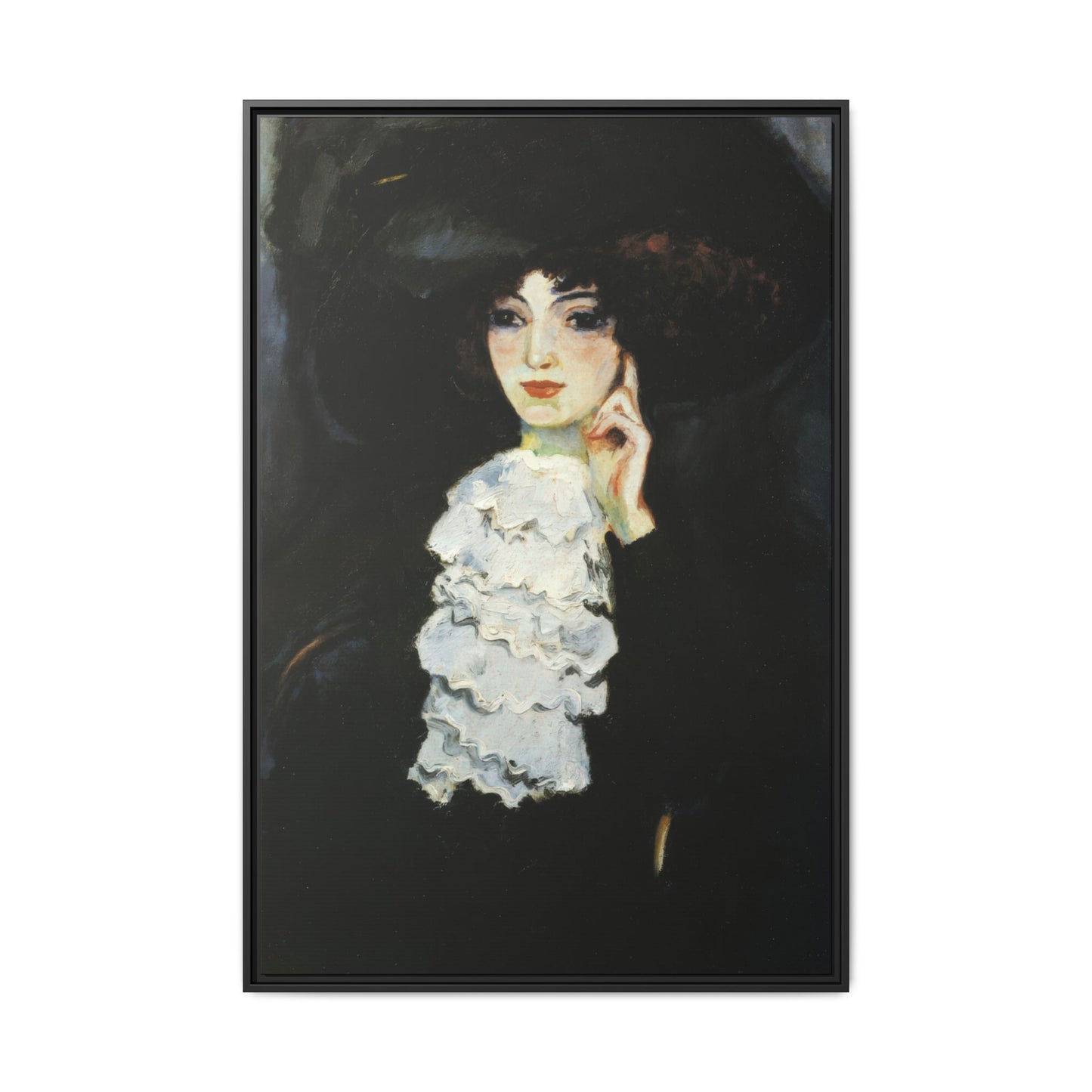Van Dongen, Kees - Woman with Frill (1905) - Matte Canvas, Framed