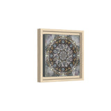 Memento Mori Mandala - Framed Canvas