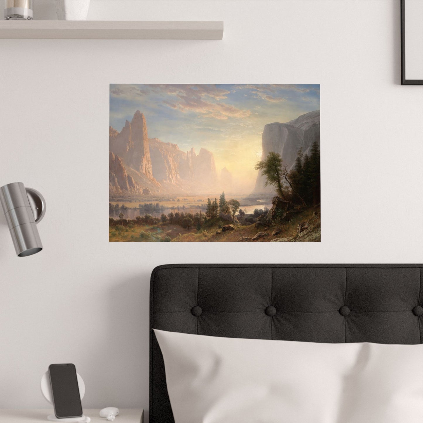 Bierstadt, Albert - Valley of the Yosemite (1868) - Satin Posters