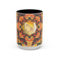Filiger, Charles - Woman’s Head with Closed Eyes (1893) - Colorful Accent Mugs