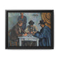 Cézanne, Paul - The Card Players (1892) - Matte Canvas, Framed