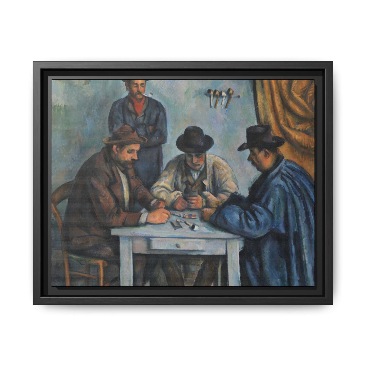 Cézanne, Paul - The Card Players (1892) - Matte Canvas, Framed