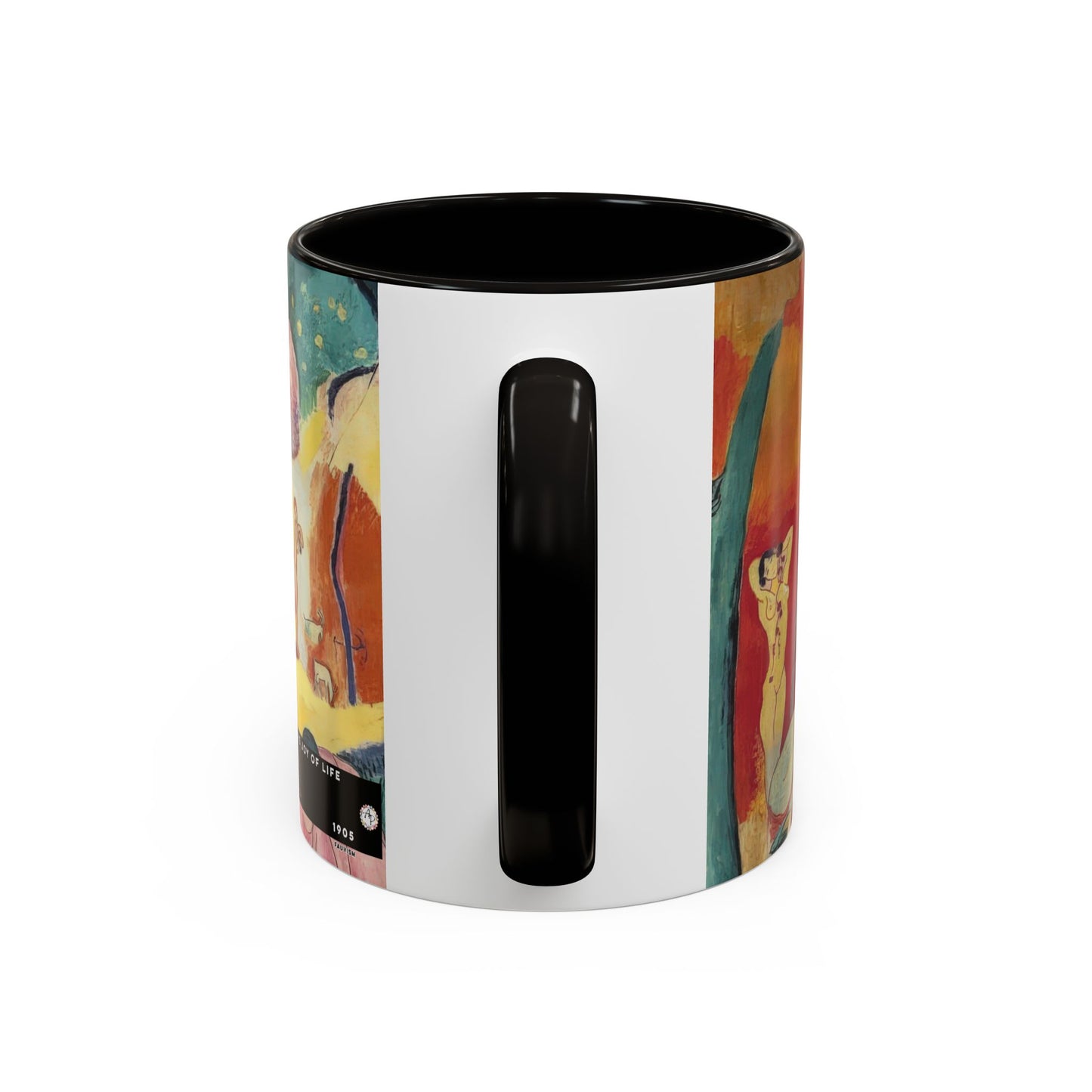 Matisse, Henri - The Joy of Life (1905) - Colorful Accent Mugs