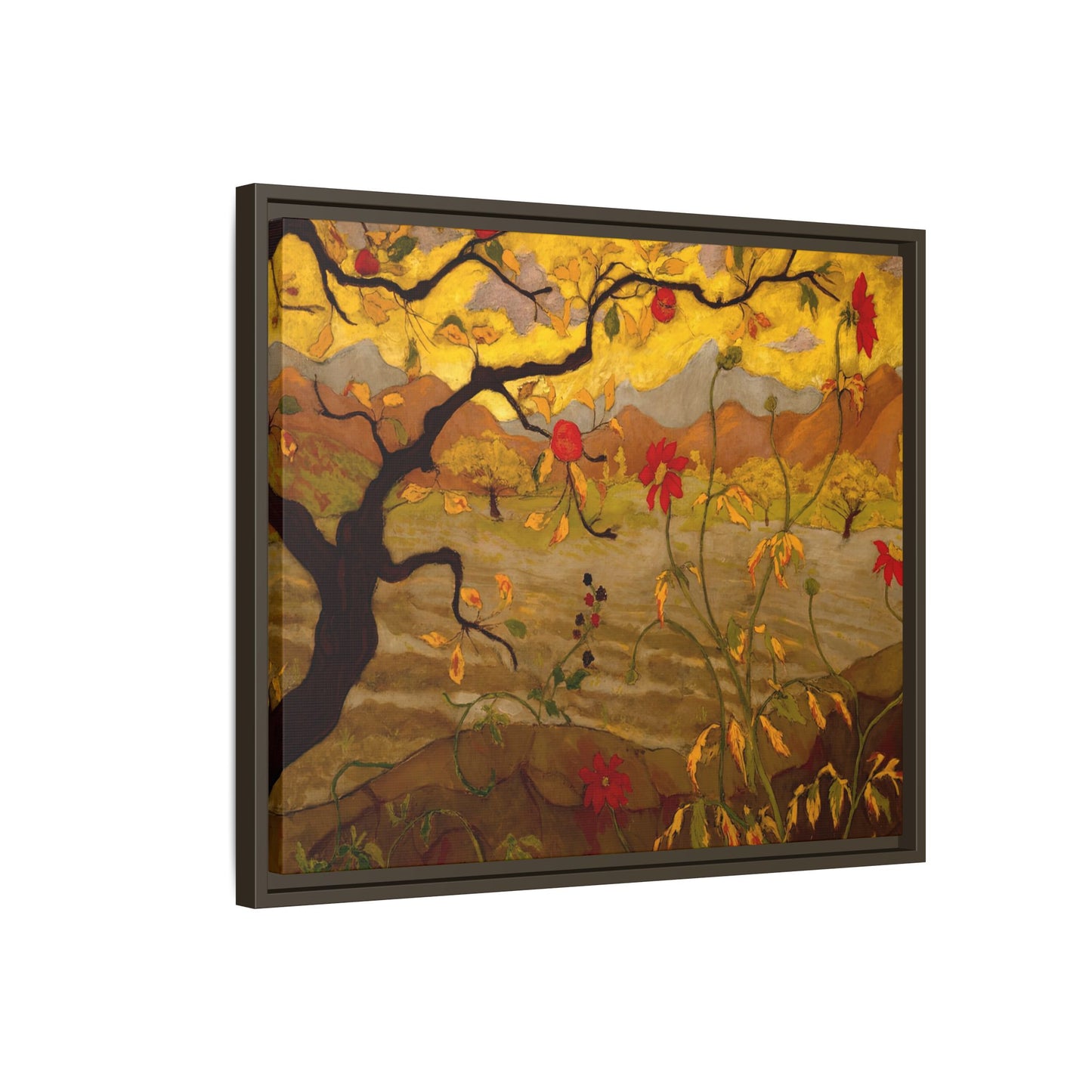 Ranson, Paul - Apple Tree with Red Fruit (1902) - Matte Canvas, Framed