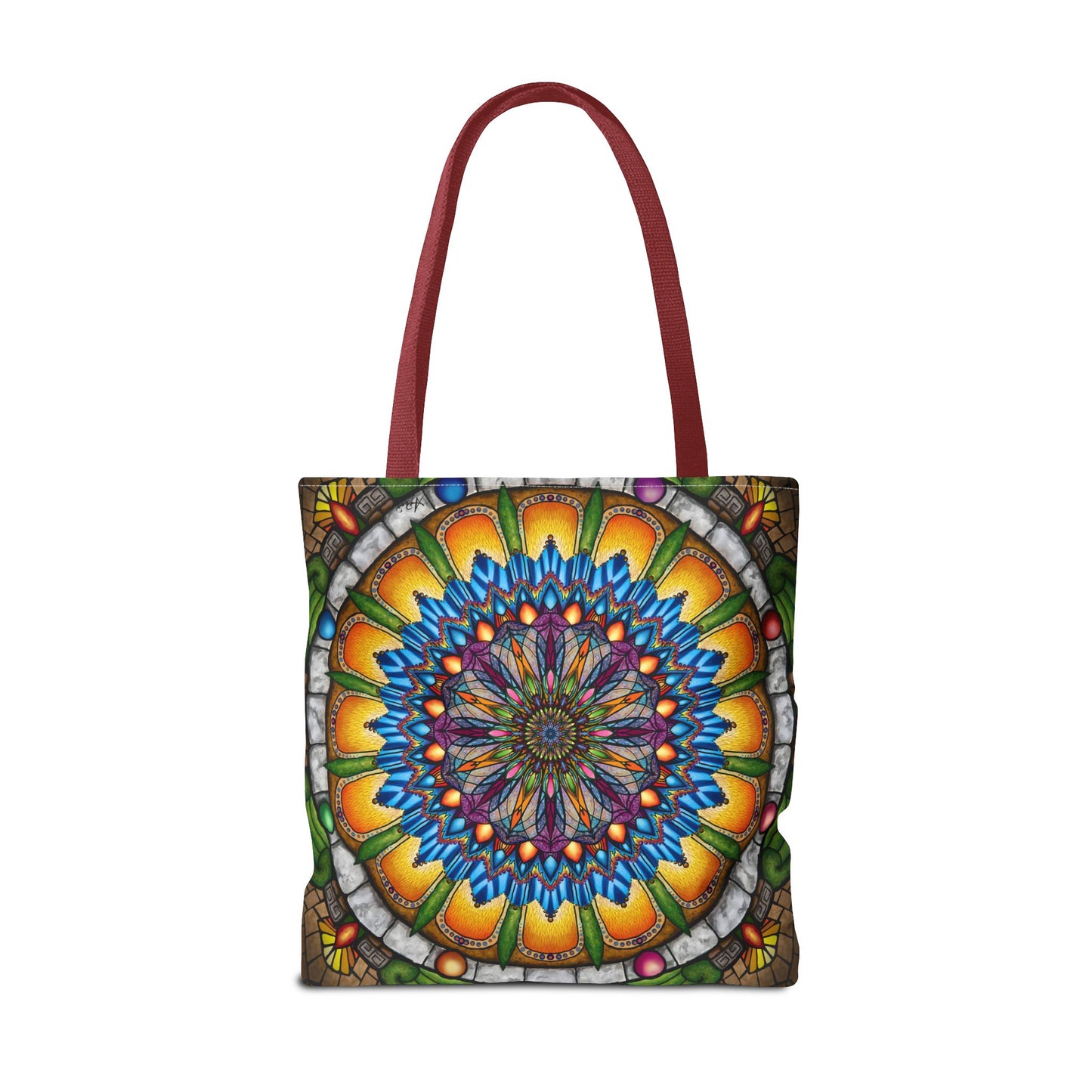 Pacio, Adam - Emerald Arrows Mandala - Tote Bag