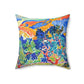 Derain, André - Mountains at Collioure (1905) - Suede Square Pillow