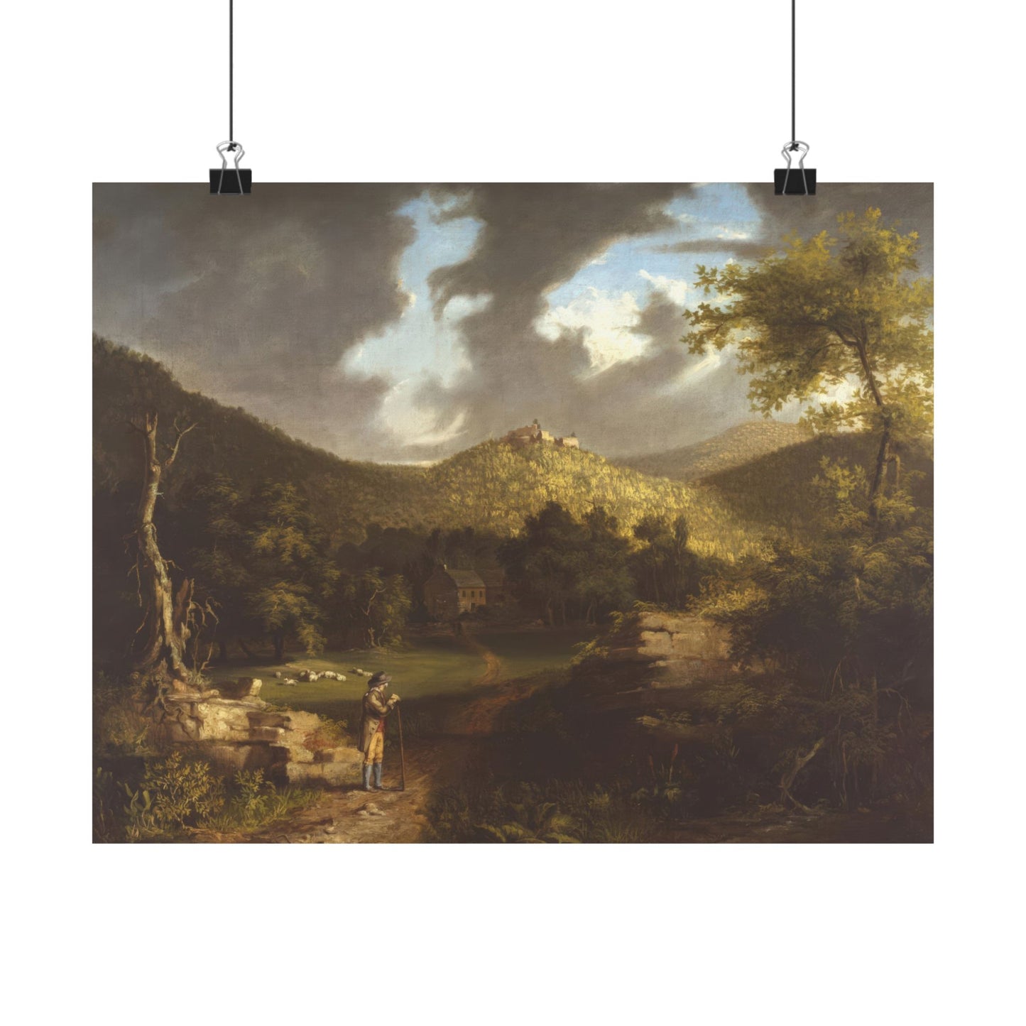 Cole. Thomas - View of Fort Putnam (1825) - Satin Posters