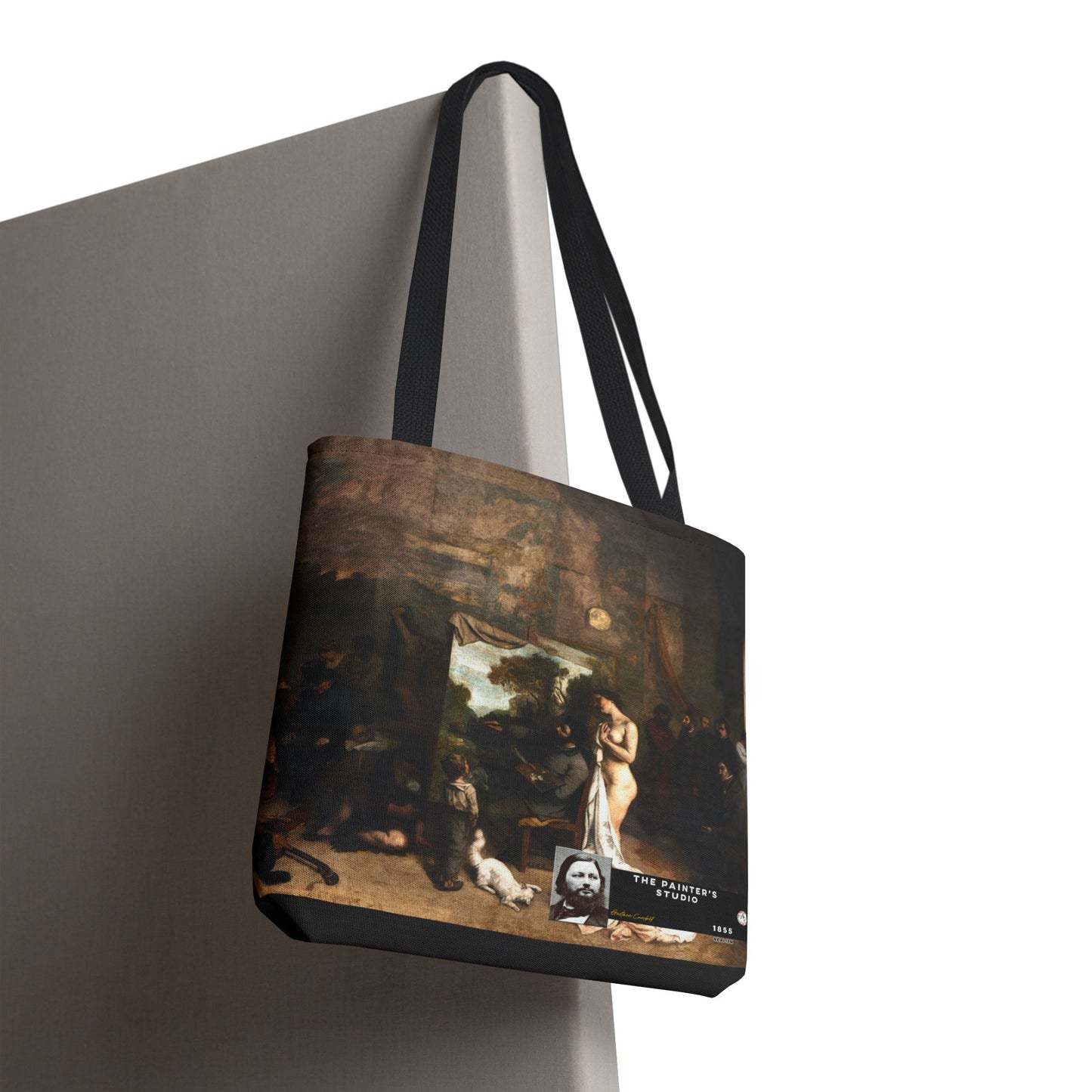 Courbet, Gustave - The Painter’s Studio (1855) - Tote Bag