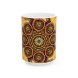 Lion Summer Mandala - Ceramic Mug