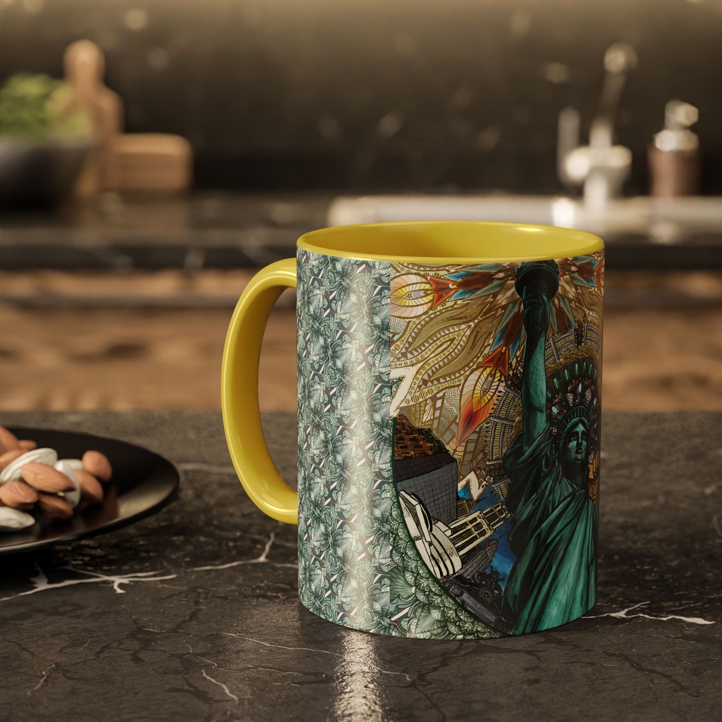 Pacio, Adam - Liberty Mandala - Colorful Accent Mugs