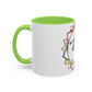 AdamPacio.com - White Logo - Colorful Accent Mugs