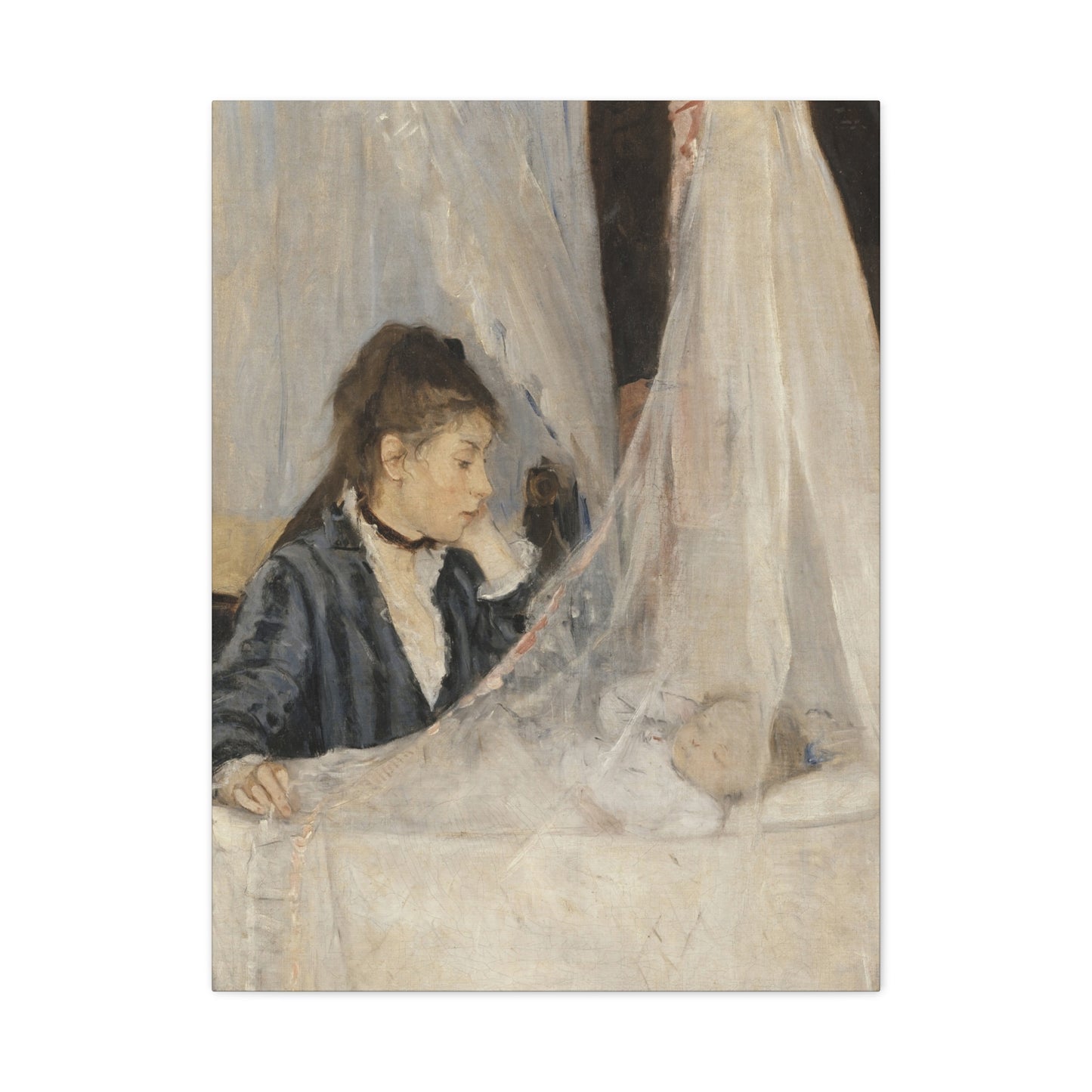 Morisot, Berthe - The Cradle (1872) - Canvas Block, unframed