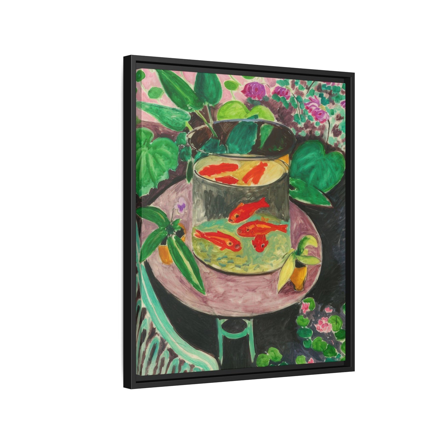 Matisse, Henri - The Goldfish (1912) - Matte Canvas, Framed