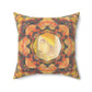 Filiger, Charles - Woman’s Head with Closed Eyes (1893) - Suede Square Pillow