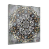 Memento Mori Mandala - Acrylic Block