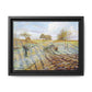 Pissarro, Camille - Hoarfrost (1873) - Matte Canvas, Framed