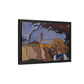 Filiger, Charles - Virgin and Two Angels (1895) - Matte Canvas, Framed