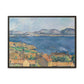 Cézanne, Paul - The Bay of Marseille, Seen from L'Estaque (1885) - Matte Canvas, Framed
