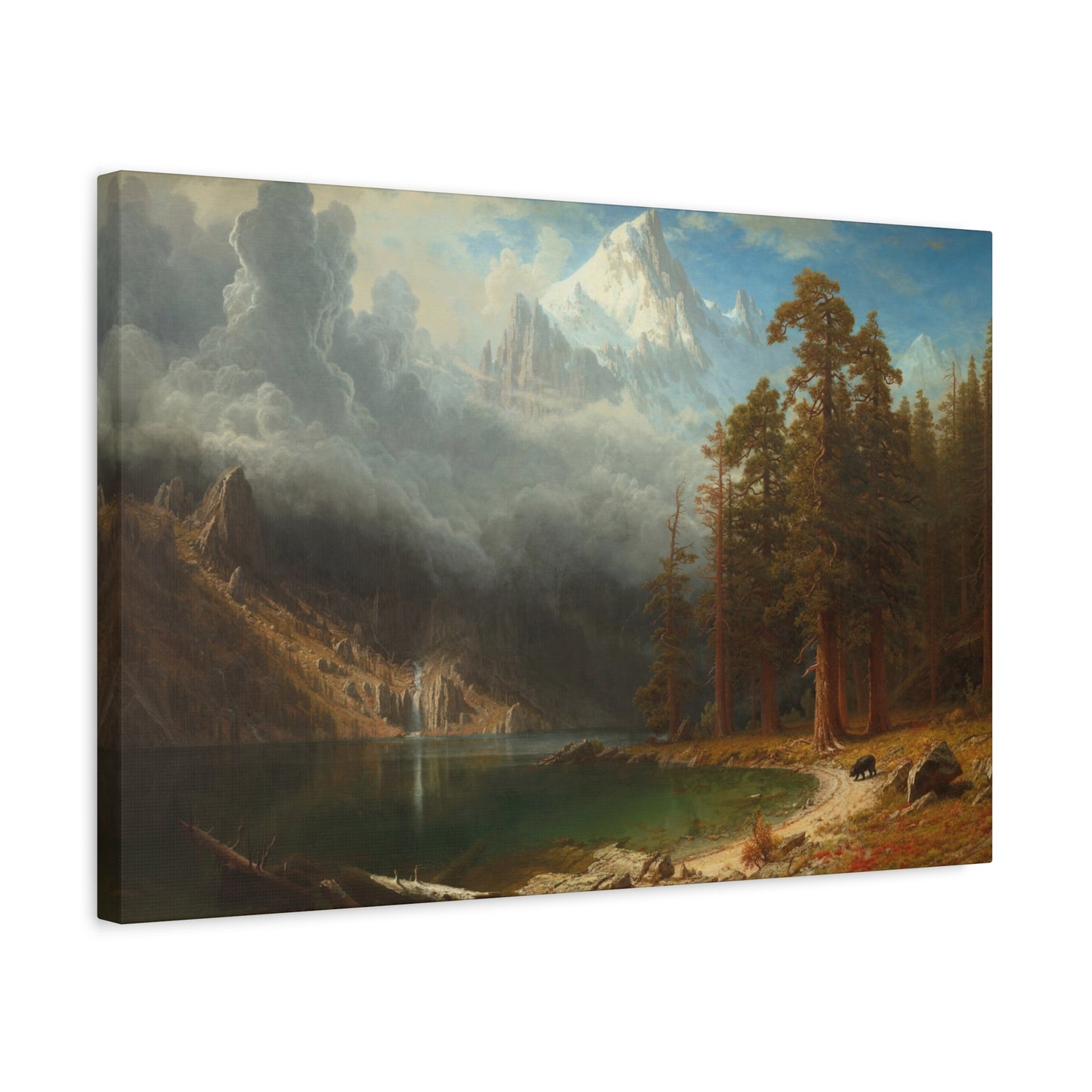 Bierstadt, Albert - Mount Corcoran (1877)- Canvas Block, unframed