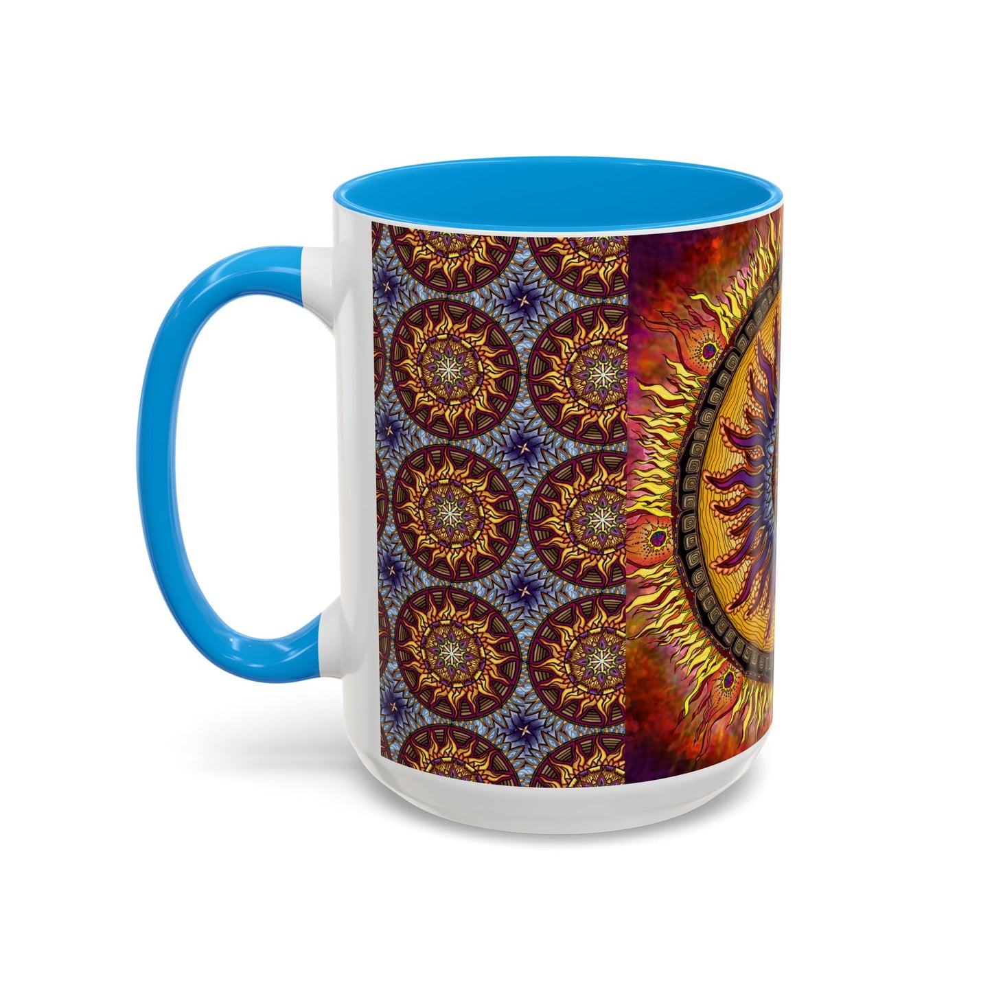 Pacio, Adam - Solar Disc Mandala - Colorful Accent Mugs