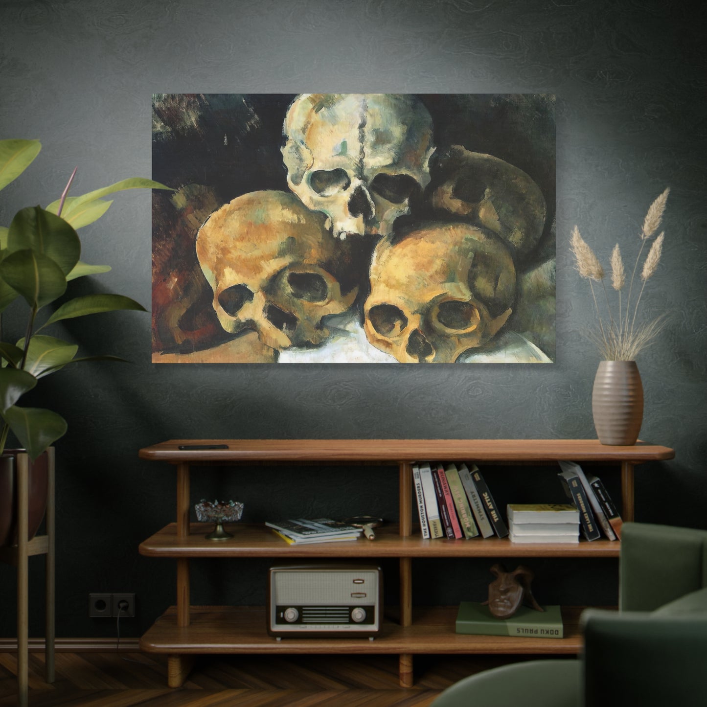 Cézanne, Paul - Pyramid of Skulls (1901) - Canvas Block, unframed