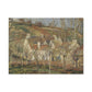 Pissarro, Camille - Red Roofs, Corner of a Village in Winter (1877) - Canvas Block, unframed
