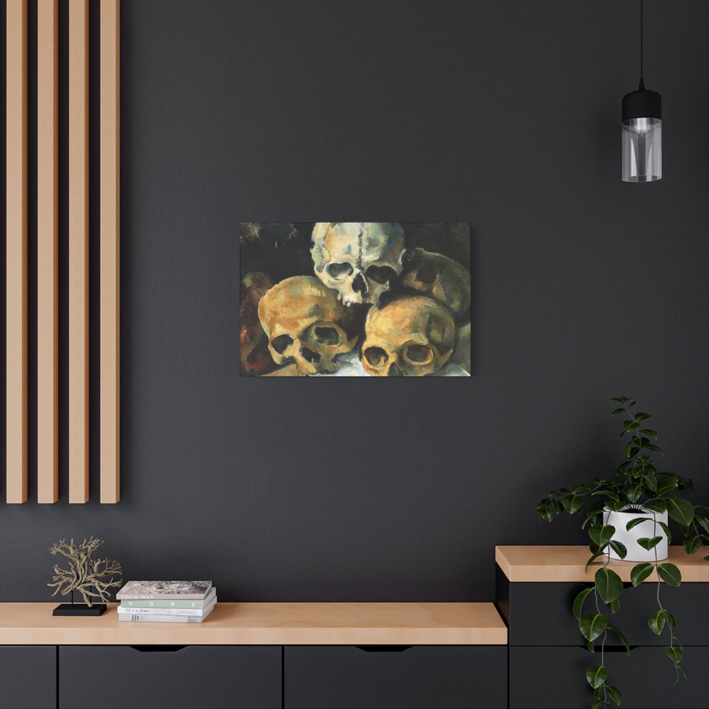 Cézanne, Paul - Pyramid of Skulls (1901) - Canvas Block, unframed